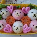 のんびりえりりん's cooksnap of when they made まめゴマ❀ひな祭りのお弁当（キャラ弁）.