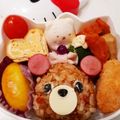 しじみごはん's cooksnap of when they made テディベア♡くまちゃんおにぎり＊キャラ弁.