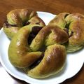 キッチン•ドレミ☆'s cooksnap of when they made 抹茶ミルクあずきパン.