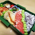 クックI7I5L1☆'s cooksnap of when they made お弁当・・147ゆかりとあかりの姉妹弁当.
