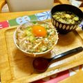 komutatata's cooksnap of when they made 大根おろし卵かけオートミール(TKG可).