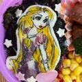 たまみー*'s cooksnap of when they made キャラ弁 オブラートでラプンツェル.