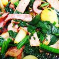 あおやがら's cooksnap of when they made ベーコンとほうれん草の塩麹アヒージョ.