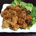 面影橋's cooksnap of when they made 激旨★お弁当にも鶏肉の唐揚げネギソース♪.