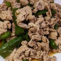 まみぃぃぃる's cooksnap of when they made ★豚バラとピーマンのオイスター炒め.