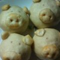 はぐてん's cooksnap of when they made ＨＢとフライパンでシュウマイ子豚まん.