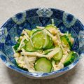 こむぎぱくぱく's cooksnap of when they made えのきと胡瓜の酢の物♪ツルシャキ食感♪.