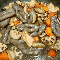 いちご0222's cooksnap of when they made 簡単 煮物！蓮根 ごぼう 鶏肉の 和風煮.