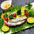 辰夫女子's cooksnap of when they made アボカドとドラゴンフルーツのサラダ.