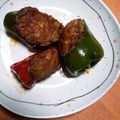 ろーずよう's cooksnap of when they made 剥がれない！ピーマンの肉詰め！ジュース！.