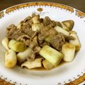 半熟王子's cooksnap of when they made 牛肉・エリンギ・ねぎオイスターソース炒め.