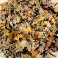みなみゆき母's cooksnap of when they made ひじき煮リメイク♪お手軽チャーハン.