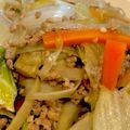 ましゅ田ましゅー's cooksnap of when they made 簡単◎白菜、ごぼう、ひき肉の甘辛煮.