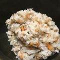 愛とココ's cooksnap of when they made 鶏挽き肉でゴボウの炊き込みご飯.