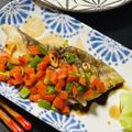 y1123♡'s cooksnap of when they made 白身魚のソテー✿パプリカバルサミコソース.