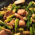 ame-ikuru's cooksnap of when they made アスパラと鳥もも肉の和風炒め.