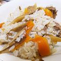 なおきんとん's cooksnap of when they made 牛ごぼう飯（混ぜご飯）.