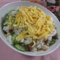 miyuki12's cooksnap of when they made きゅうりのちらし寿司.