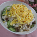 miyuki12's cooksnap of when they made きゅうりのちらし寿司.