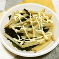 やっぺ841's cooksnap of when they made シャキシャキじゃが芋と若芽のクリチサラダ.