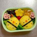 Chaaa_room's cooksnap of when they made コロコロ♪俵deヒヨコちゃん＊キャラ弁.