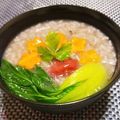 辰夫女子's cooksnap of when they made 小松菜としらすのオートミール粥.