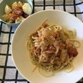 KokobooMom's cooksnap of when they made 簡単☆蟹トマトクリームパスタ.