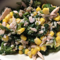 やーしー's cooksnap of when they made レンジで簡単♪ほうれん草たっぷりサラダ♪.