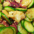 ろーずろず's cooksnap of when they made タコときゅうりのごま油酢の物☆彡.