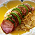yokoyoko76's cooksnap of when they made 鴨とアボカドのパスタ～舞茸クリームソース.