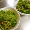 お塩と砂糖's cooksnap of when they made お茶漬けのもとで水菜大量消費！.