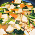 にゃむぱー's cooksnap of when they made ☆小松菜と厚揚げと人参の煮浸し☆.