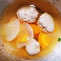 クック8L807B☆'s cooksnap of when they made 絶品！根菜といわしのつみれ汁♪.