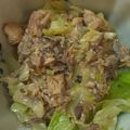 アガフィヤ's cooksnap of when they made レンジで簡単★うまうまサバ缶キャベツ蒸し.