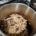 ママBoo's cooksnap of when they made 圧力鍋で「牛ゴボウおこわ」.
