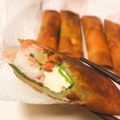 ハムムムム's cooksnap of when they made カニカマとクリームチーズのおつまみ春巻き.