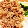 ハッピィ0730's cooksnap of when they made ひき肉チーズ丼.