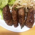 水玉ぱじゃま's cooksnap of when they made お弁当にも☆照り焼き肉包オクラ.
