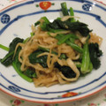 youtapapa's cooksnap of when they made 麺つゆで切り干し大根とほうれん草のお浸し.