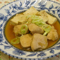 youtapapa's cooksnap of when they made 節約！旨い♪鶏むね肉と豆腐のめんつゆ煮！.