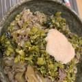 あかぴょんちき's cooksnap of when they made すき家の高菜明太マヨ牛丼を再現☆.