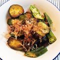 ペキのリリー's cooksnap of when they made 簡単！さっぱり☆なすとオクラのポン酢炒め.