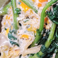あかぷり's cooksnap of when they made 春菊の卵とじ.