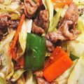 MIKOさん's cooksnap of when they made 簡単シンプル味付け☆焼肉のタレ肉野菜炒め.
