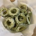 ポメちょん's cooksnap of when they made ゴーヤのさくさく天ぷら.