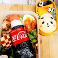 morico's cooksnap of when they made 手抜きキャラ弁☆コーラ☆簡単！！.