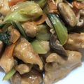 a0024755's cooksnap of when they made 鶏肉とチンゲン菜のオイマヨ炒め.