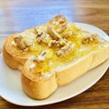 ねっちゃんっ's cooksnap of when they made クリチ・胡桃・マーマレードのトースト.