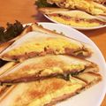 ちいちい116's cooksnap of when they made パストラミビーフとチェダーのホットサンド.