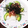 空遥☆ましゃlove's cooksnap of when they made 簡単ランチ☆アボカドとマグロのたたき丼.